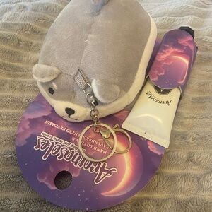 Aromasoles Hand Lotion & Lavender Scented Plush Keychain – New